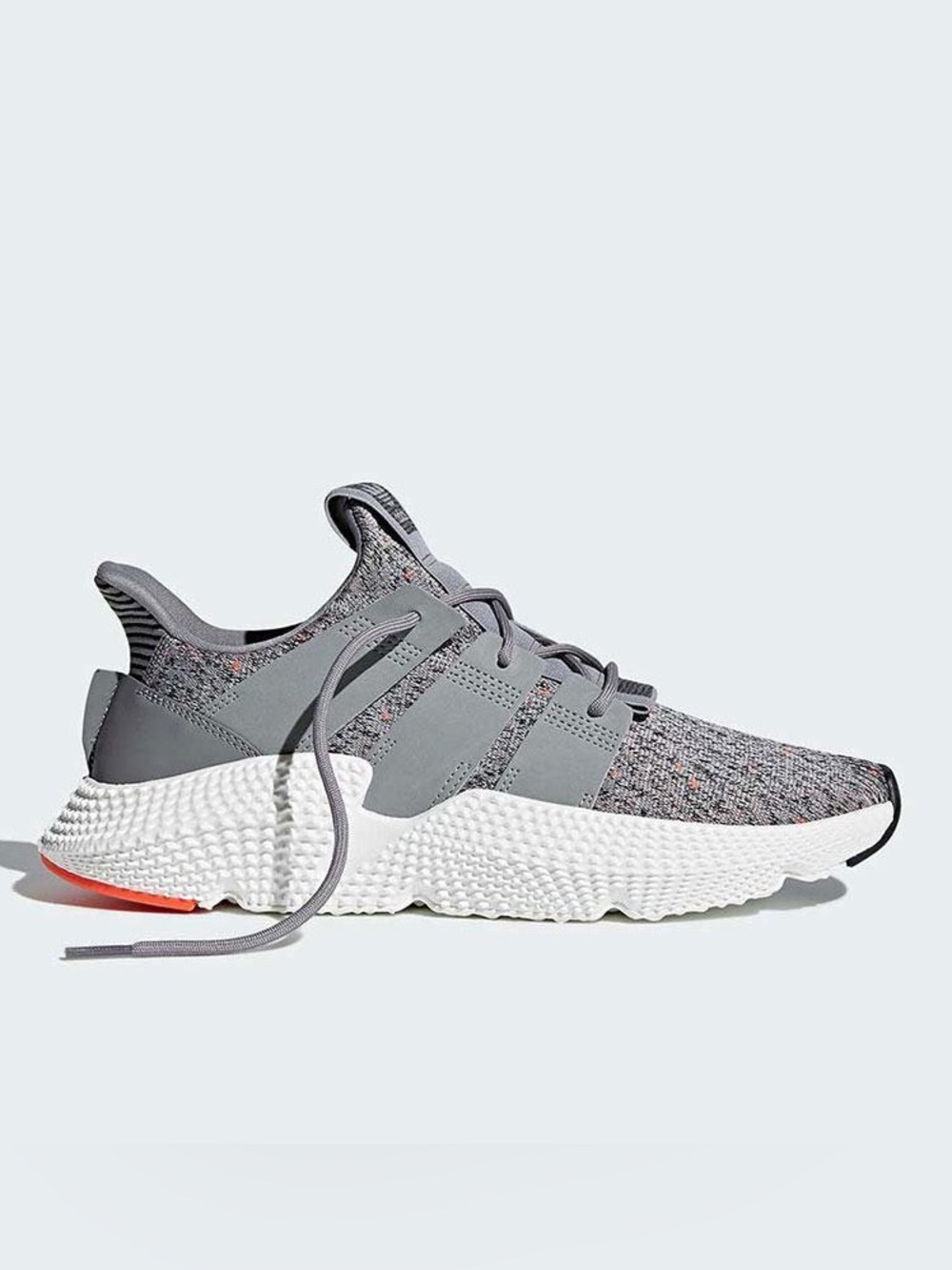 Adidas Prophere 'Grey Solar Red' athletic sneaker